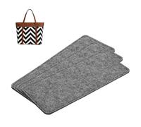 sourcing map 3 moldes de base de fieltro, 27,5 x 11 cm, almohadilla moldeadora de base de fibra química para bolso, bolsa, mochila, color gris