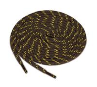 sourcing map 3 Pares De Cordonas Cintilla Agujetas Antideslizantes Resistentes Al Agua Gruesas Redondas Para Zapatos De Senderismo Resistentes Al Desgaste Amarillo Café 140cm / 55.11"