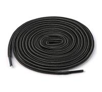 sourcing map 3 Pares De Cordonas Cintilla Agujetas Reflejantes Elásticas En Forma Redonda De Diseño Doble Rayas Para Zapatos Gris Oscuro Negro 70cm / 27.55"