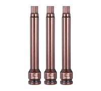 sourcing map 3 piezas de llaves hexagonales de impacto de 1/2 pulgada de 14 mm de longitud S2 de acero métrico para reparación de automóviles, construcción industrial y hogar DIY
