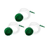 sourcing map 3 piezas de tubo de aire de 300 cc dispensador de pegamento adhesivo jeringas adaptador de conector de repuesto para accesorios de dispensación de cartucho líquido de pegamento industrial