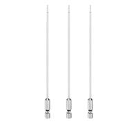 sourcing map 3 puntas de destornillador de cabeza hexagonal plana H1.5 de 1.5 mm, punta magnética de 150 mm de largo, vástago hexagonal de 1/4 pulgadas, llave métrica para tornillos de cabeza