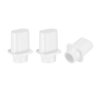 sourcing map 3 puntas de interruptor de palanca de guitarra de 3 vías y 5 vías, punta de botón de plástico con ranura cruzada para piezas de repuesto de guitarra eléctrica SQ ST TL, color blanco