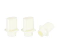 sourcing map 3 puntas de interruptor de palanca de guitarra de 3 vías y 5 vías, punta de botón de plástico con ranura cruzada para piezas de repuesto de guitarra eléctrica SQ ST TL, color beige