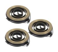 sourcing map 3 resortes de retorno de prensa de taladro, 52 x 8 x 0,8 mm, montaje de resorte helicoidal de acero, acabado de oscurecimiento químico para varios sistemas de bobina de aspiradora de