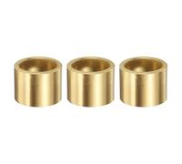 sourcing map 3 rodamientos de manguito, 30 mm de diámetro x 38 mm de diámetro exterior x 32 mm de longitud, bujes de bronce sinterizado autolubricantes