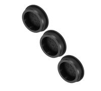 sourcing map 3 tapones de silicona en forma de T de 51,3 mm de diámetro de 2 pulgadas de diámetro, tapón redondo de goma para mamparos de goma de cocina, tapones de sellado impermeables, color negro