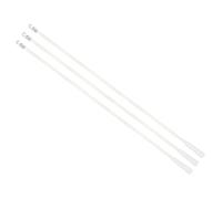 sourcing map 3 varillas de repuesto para persianas de 30 pulgadas, vara inclinable de PVC con gancho y agarre, barra de persianas verticales para accesorio de abridor de cortinas de ventana, color