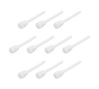 sourcing map 30 clavos de goma que absorben los golpes, estilo corto, tornillos de ventilador de refrigeración, antiruido, a prueba de golpes, enfriador de goma de silicona para PC, color blanco