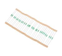 sourcing map 30 fusibles de resistencia, 250 V 0,5 A, fusible de resistencia de plomo de soplado rápido para iluminación electrónica de comunicaciones de telecomunicaciones, color verde