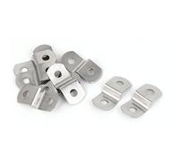 sourcing map - 30 mm x 13 mm x 7 mm Metal Z Forma fotos tirantes soportes 10pcs