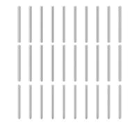 sourcing map 30 pasadores de clavija de 3,5 mm x 50 mm, acero inoxidable 304 cilíndrico de cabeza redonda para estantes, clavijas de soporte para estante de gabinete, componente de muebles, GB831
