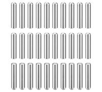 sourcing map 30 pasadores de clavija de 4 mm x 20 mm, de acero inoxidable 304 cilíndricos de cabeza redonda para estantes, clavijas de soporte para estante de muebles, GB831, color plateado