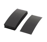sourcing map 30 piezas 72 mm x 18,5 mm PVC tubo termorretráctil negro para 1 x 18650 batería