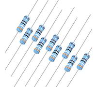 sourcing map 30 pzas Resistencias de película metálica de 3. 9K ohm 2W 1% Tolerancias 5 bandas de color