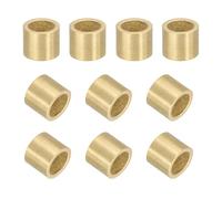 sourcing map 30 rodamientos de manguito, 5 mm de diámetro x 7 mm de diámetro exterior x 6 mm de longitud, bujes de bronce sinterizado autolubricantes