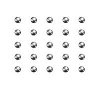 sourcing map 300uds Precisión Bolas 2mm Diámetro G10 Cromo Acero Bolas para Rodamientos, Plata