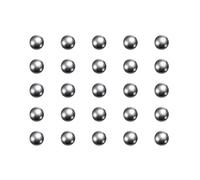 sourcing map 300uds Precisión Bolas 3mm Diámetro G10 Cromo Acero Bolas para Rodamientos, Plata