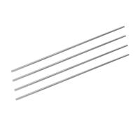 sourcing map 304 Acero Inoxidable Varillas Redondas, 3mm X 250mm Eje Sólido Varillas para Manualidades Modelos Coches Helicópteros Aviones, Paquete de 4