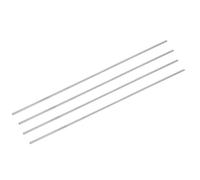 sourcing map 304 Barras Redondas Acero Inoxidable, 4mm X 400mm. Varilla Eje Sólido para Bricolaje, Manualidades, Modelos Coches, Helicópteros Aviones. Paquete de 4.