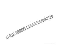 sourcing map 1,5mm x 16mm x 305mm 304 Inoxidable Acero Compresión Resorte Plateado Tono