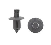 sourcing map 30Pcs Gris Grapa de Paragolpes Panel de la Puerta 12mm Clip 8mm Agujero