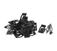 sourcing map 30Pcs Metálico Grapa para Panel Tablero Salpicadero Borde Clip 18X10mm