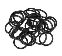 sourcing map 30pcs Nitrilo Caucho Tóricas Juntas 38mm OD 30mm ID 4mm Ancho, Métrico Sellado Empaquetadura O Ring Redondo Arandelas de Goma Surtidas para Grifos Cocina y Fontanería