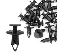 sourcing map 30Pcs Remaches Sujeción De Paragolpes Guardabarros Grapa 9mmx8mm Agujero Clip para Bandeja de Maletero