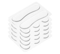 sourcing map 32 almohadillas de gel para amortiguadores de tambor, silenciadores de tambor, amortiguadores de tambor, gel de luna, transparente, 33 x 26 x 3 mm, para control de tono de tambor,