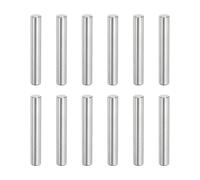 sourcing map 32 pasadores cilíndricos M6 x 40 mm, acero inoxidable 304, clavijas de soporte de estante, cierre de barra para gabinetes, muebles, instalación de bricolaje, industria mecánica