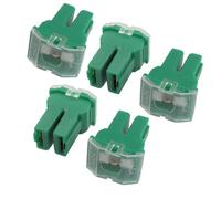 sourcing map 32V 40A Verde PAL Tipo Pacífico Lento Fusible Hembra para Coche 5Pcs