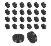 sourcing map 36 espaciadores de goma de 39 mm de diámetro exterior x 23 mm de diámetro interior x 9 mm de altura, redondos, antivibración, ojales de buje de goma