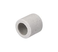 sourcing map 39 uds Tubo de aislamiento cerámico de 8mm de diámetro | Tubo aislador de porcelana de un solo orificio