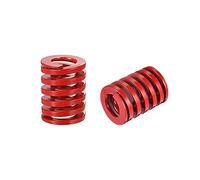sourcing map 3D Impresora Troquel Resorte, 2uds TM 20mm OD 25mm Largo Espiral Estampado Media Carga Compresión Molde Troquel Resortes para 3D Impresora Eléctrica Pieza, Rojo