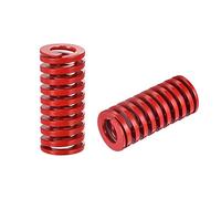 sourcing map 3D Impresora Troquel Resorte, 2uds TM 20mm OD 45mm Largo Espiral Estampado Media Carga Compresión Molde Troquel Resortes para 3D Impresora Eléctrica Pieza, Rojo