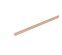 sourcing map 3mm Diámetro 100mm Longitud Sólido Cobre Redondo Varilla Torno Barra Almacenamiento para DIY Artesanía CNC Corte