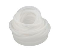 sourcing map 3mm x 5mm Alta Temperatura Resistente Flexible Silicona Tubo Manguera Tubería 5M Largo Blanco