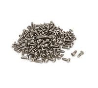 sourcing map 3mm x 8mm Phillips Unidad completamente rosca tornillos autorroscantes de cabeza plana 100PCS