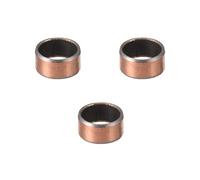 sourcing map 3Pcs Cojinetes de Casquillo, Manguito de Rodamiento sin Aceite, Diámetro Interior 10mm, Diámetro Exterior 12mm, Longitud 6mm, Cojinetes de Manga Bujes de Acero Carbono