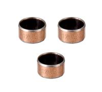 sourcing map 3Pcs Cojinetes de Casquillo, Manguito de Rodamiento sin Aceite, Diámetro Interior 12mm, Diámetro Exterior 14mm, Longitud 8mm, Cojinetes de Manga Bujes de Acero Carbono