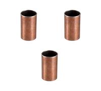 sourcing map 3Pcs Cojinetes de Casquillo, Manguito de Rodamiento sin Aceite, Diámetro Interior 16mm, Diámetro Exterior 18mm, Longitud 30mm, Cojinetes de Manga Bujes de Acero Carbono