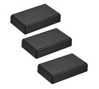 sourcing map 3pcs de 69 x 42 x 17,5mm Carcasa Caja Electrónica DIY de plástico negro
