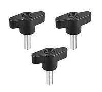 sourcing map 3pcs Empuñadura de sujeción gripandles tornillo m6 x 20mm | perillas empuñaduras, rosca en forma de t