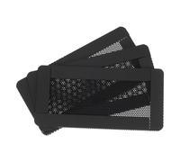 sourcing map 3PCS Filtro de Polvo para PC, Marco Magnético de PVC de 150x50mm, Cubierta de Malla a Prueba de Polvo para Ventiladores de la Caja de la Computadora, Altavoces, Negro