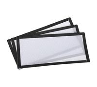 sourcing map 3PCS Filtro de Polvo para PC, Marco Magnético de PVC de 240x120mm, Cubierta de Malla a Prueba de Polvo para Ventiladores de la Caja de la Computadora, Altavoces, Blanco