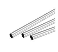 sourcing map 3Pcs Inoxidable Acero 304 Tubo, OD 12mm, 0.3mm Pared Grosor, 300mm Longitud Metal Tubos Recto para Industria Maquinaria
