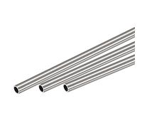 sourcing map 3Pcs Inoxidable Acero 304 Tubo, OD 8mm, 1mm Pared Grosor, 300mm Longitud Metal Tubos Recto sin Costura para Industria Maquinaria