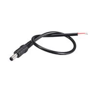 sourcing map 3uds DC Alimentación 5.5mm x 2.5mm 4A 30cm Barril Macho Enchufe Conector Coleta