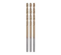 sourcing map 3uds Helicoidales Brocas 1.8mm Titanio Revestido (HSS-E) M42 Alta Velocidad Acero 8% Cobalto Recto Vástago para Inoxidable Acero Aluminio Aleación Metal